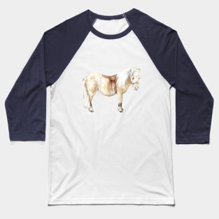 Shetland Pony: Ready to Ride Horse Baseball T-Shirt